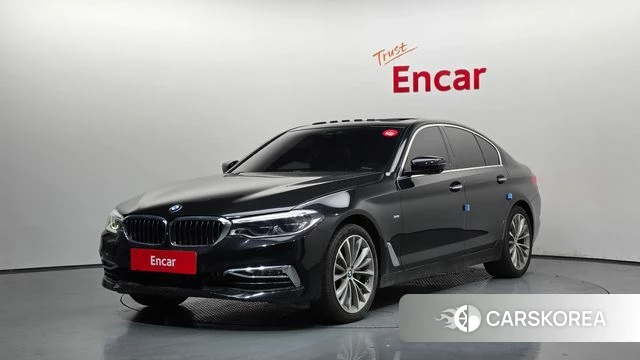 BMW 5 Series (G30) 2018 Черный из Кореи