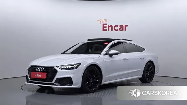 Audi A7 (4K) 2020 Белый из Кореи