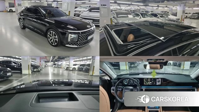 Hyundai Grandeur (GN7) 2023 Черный из Кореи