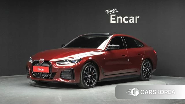 BMW i4 2022 Красный из Кореи