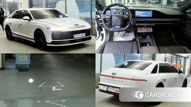 Hyundai Grandeur (GN7) 2024 Белый из Кореи