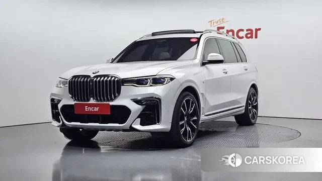 BMW X7 (G07) 2021 Белый из Кореи