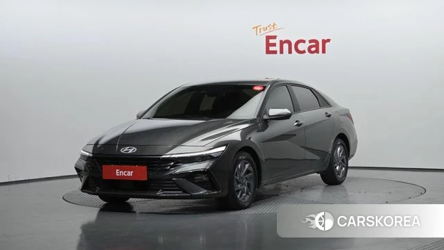 Hyundai The New Avante (CN7) 2024 Темно-зеленый из Кореи