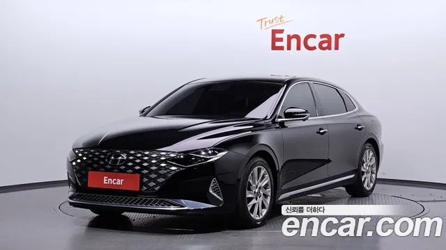 Hyundai The New Grandeur IG Hybrid 2021 Черный из Кореи