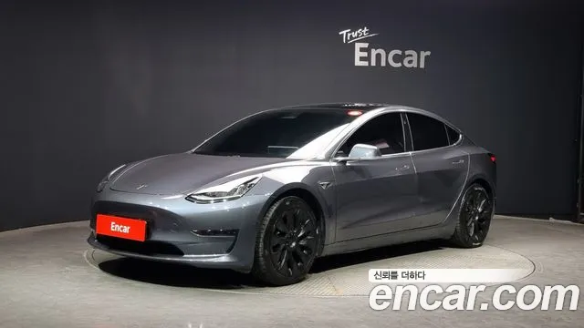 Tesla Model 3 2020 Серый из Кореи