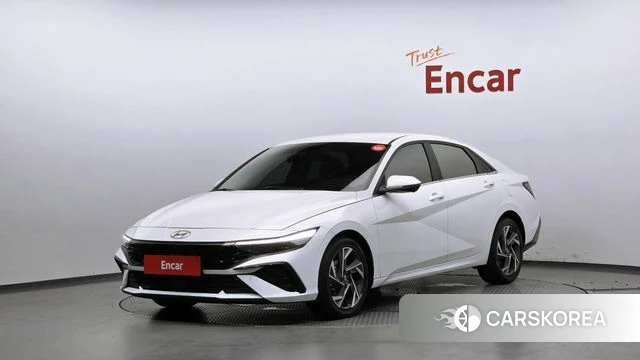 Hyundai The New Avante (CN7) 2023 Белый из Кореи