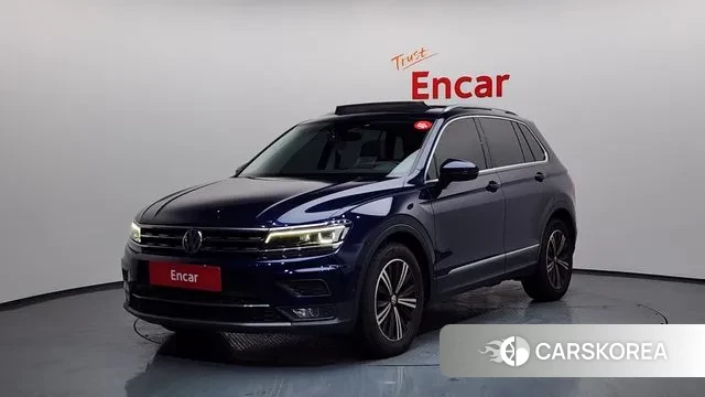 Volkswagen Tiguan second Generation 2018 Синий из Кореи