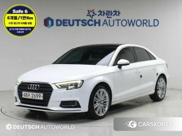Audi New A3 2018 Белый из Кореи