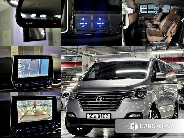 Hyundai The New Grand Starex 2019 Серебристо-серый из Кореи