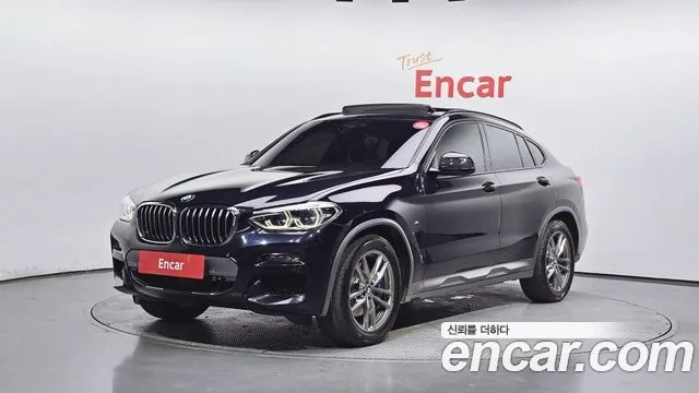 BMW X4 (G02) 2021 Черный из Кореи