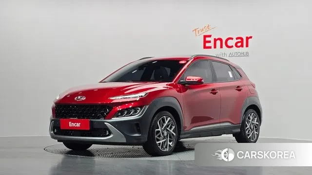 Hyundai The New Kona Hybrid 2021 Красный из Кореи