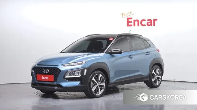 Hyundai Kona 2018 Небесно-голубой из Кореи