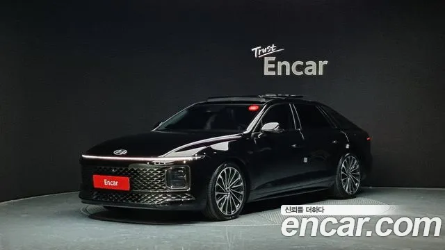 Hyundai Grandeur (GN7) 2023 Черный из Кореи