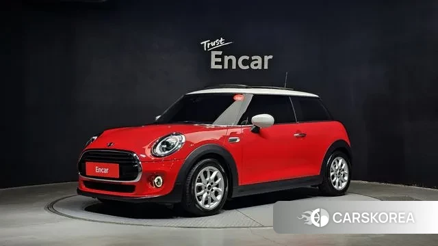 Mini Cooper 2021 Красный из Кореи