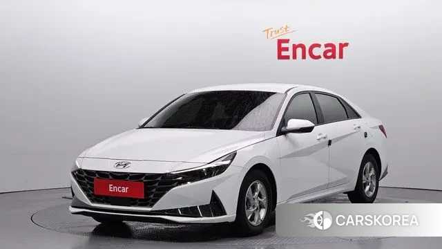 Hyundai Avante (CN7) 2020 Белый из Кореи