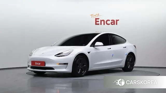 Tesla Model 3 2021 Белый из Кореи