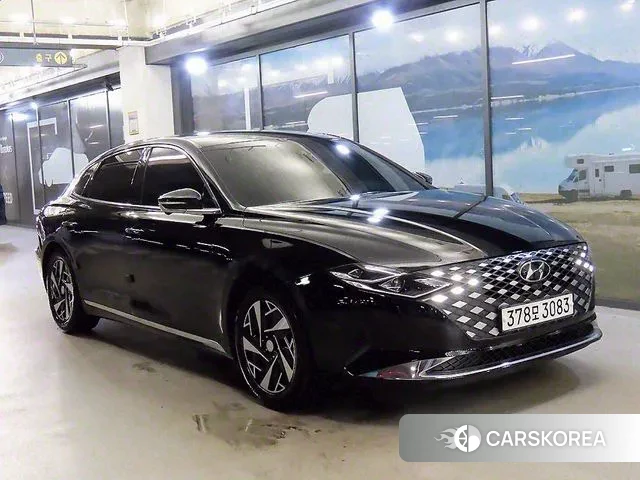 Hyundai The New Grandeur IG Hybrid 2021 Черный из Кореи