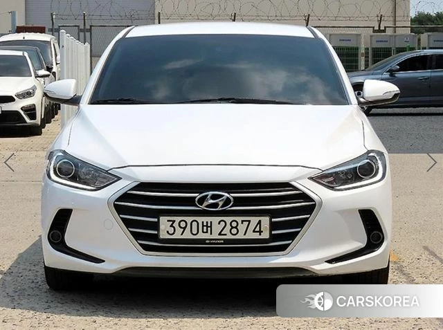 Hyundai Avante AD 2018 Белый из Кореи