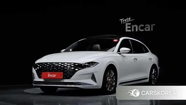 Hyundai The New Grandeur IG Hybrid 2021 Белый из Кореи