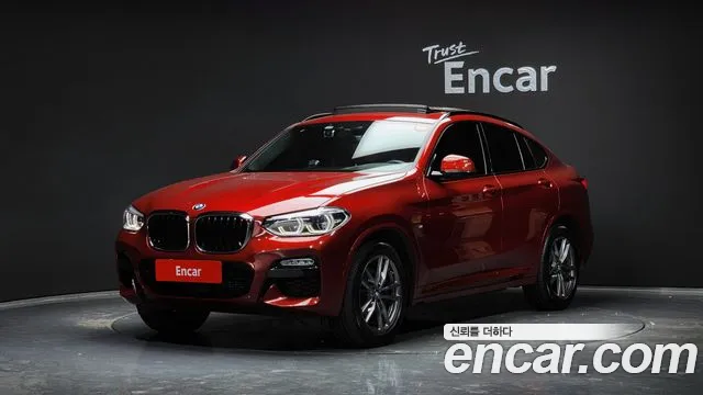 BMW X4 (G02) 2019 Красный из Кореи