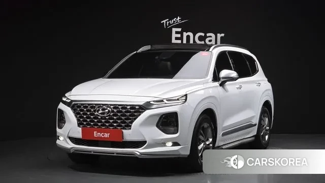 Hyundai Santa Fe TM 2019 Белый из Кореи