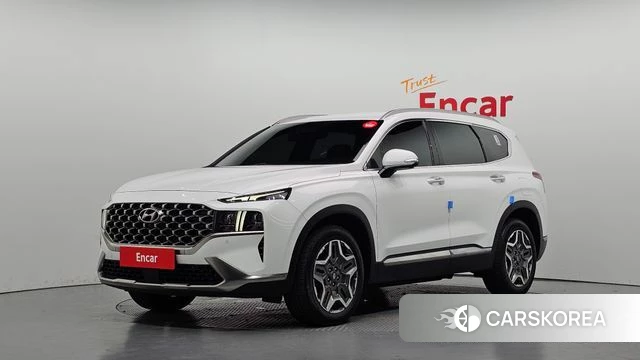 Hyundai The New Santa Fe 2023 Белый из Кореи