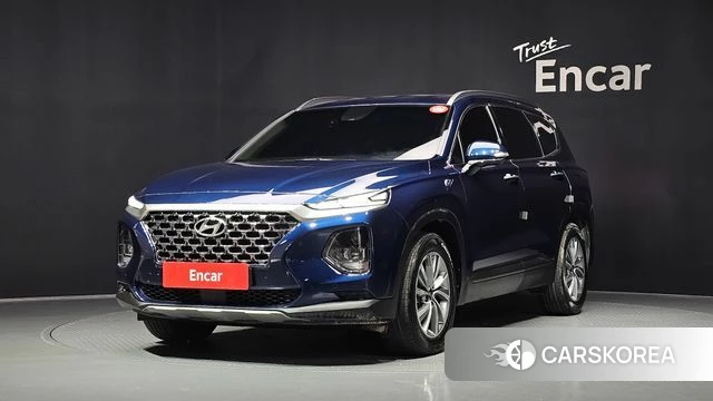 Hyundai Santa Fe TM 2018 Синий из Кореи