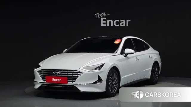 Hyundai Sonata Hybrid (DN8) 2021 Белый из Кореи