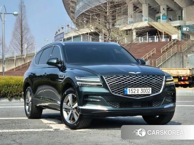 Genesis GV80 2022 Темно-зеленый из Кореи