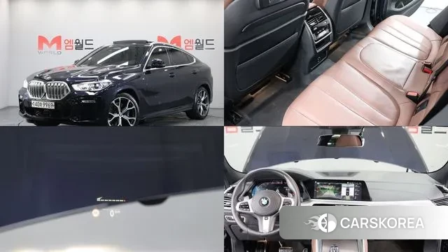 BMW X6 (G06) 2020 Черный из Кореи