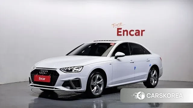 Audi A4 (B9) 2020 Белый из Кореи