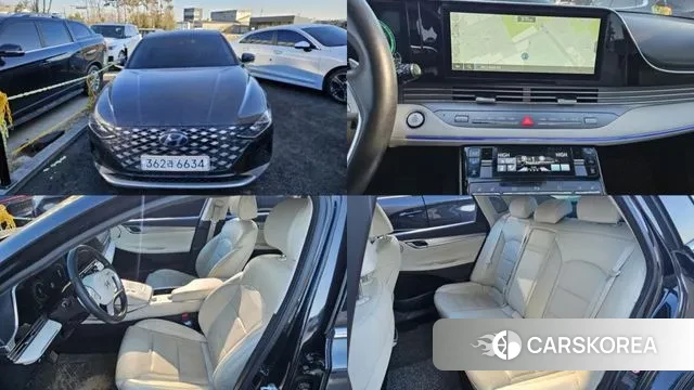 Hyundai The New Grandeur IG Hybrid 2022 Черный из Кореи