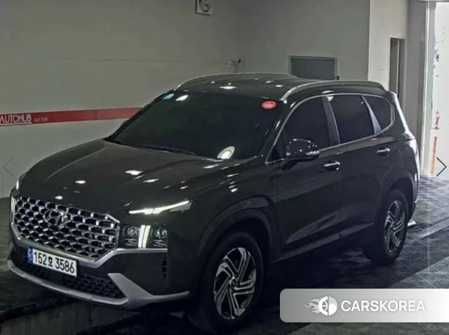 Hyundai The New Santa Fe 2021 Серебристо-серый из Кореи