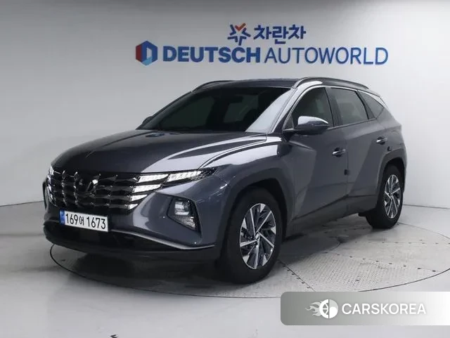 Hyundai Tucson Hybrid (NX4) 2021 Серый из Кореи