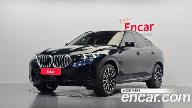 BMW X6 (G06) 2024 Черный из Кореи