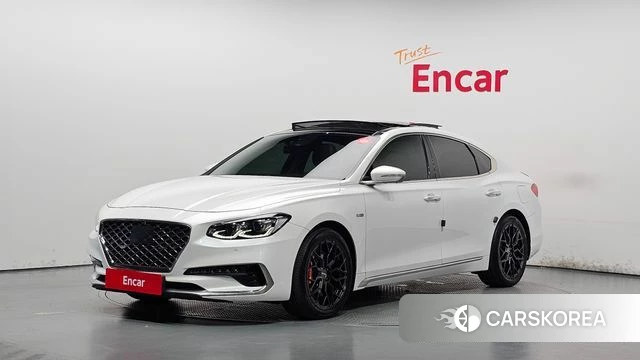 Hyundai Grandeur IG Hybrid 2019 Белый из Кореи