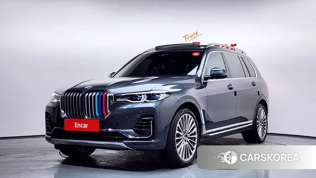 BMW X7 (G07) 2021 Серый из Кореи