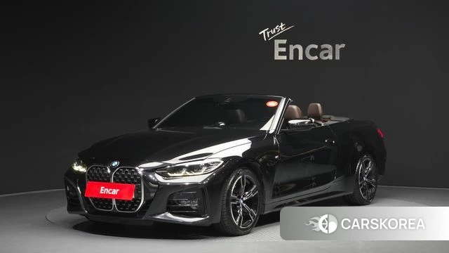 BMW 4 Series (G22) 2022 Черный из Кореи