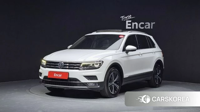 Volkswagen Tiguan second Generation 2020 Белый из Кореи