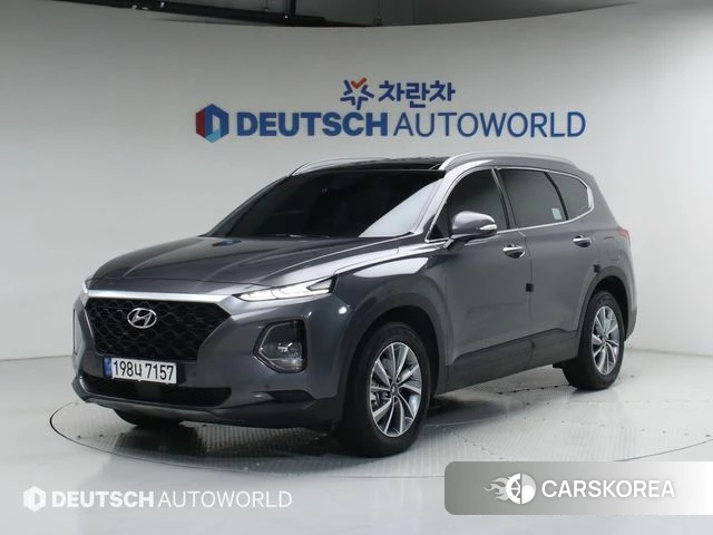 Hyundai Santa Fe TM 2018 Серый из Кореи