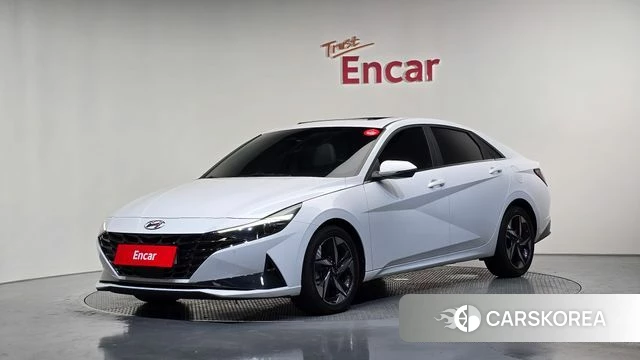 Hyundai Avante (CN7) 2022 Белый из Кореи
