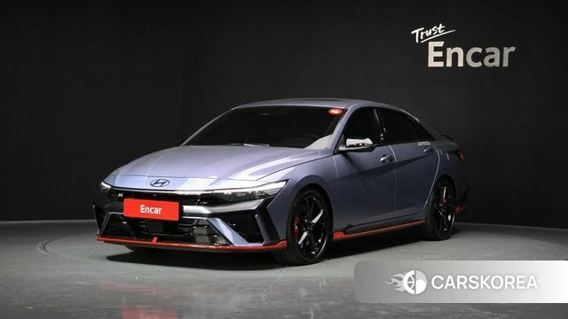 Hyundai The New Avante (CN7) 2025 Светло-серебряный цвет из Кореи