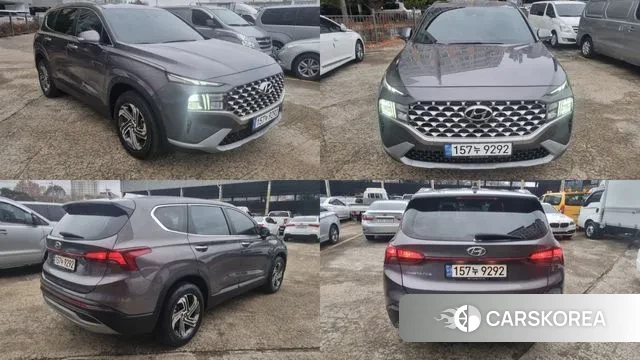 Hyundai The New Santa Fe 2022 Серый из Кореи