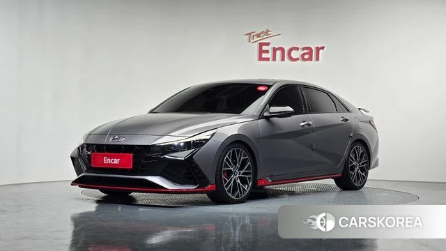 Hyundai Avante (CN7) 2023 Серебристо-серый из Кореи