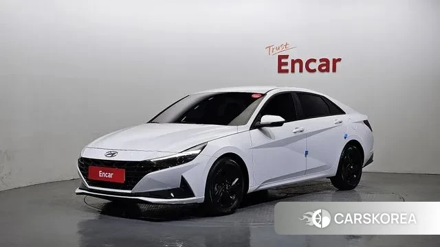 Hyundai Avante (CN7) 2022 Белый из Кореи