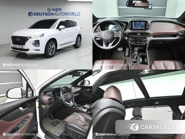 Hyundai Santa Fe TM 2019 Белый из Кореи