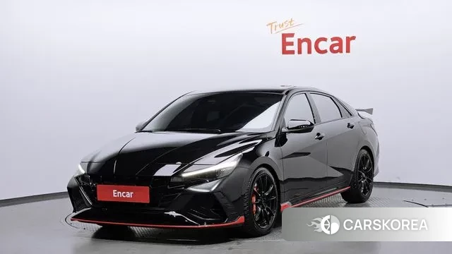 Hyundai Avante (CN7) 2021 Черный из Кореи