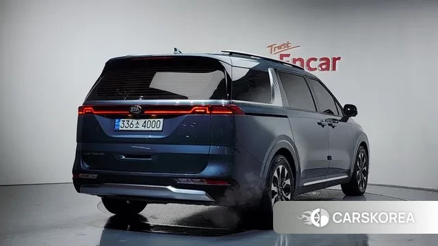 Kia Carnival 4th generation 2021 Небесно-голубой из Кореи