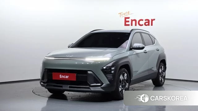 Hyundai Kona Hybrid (SX2) 2023 Светло-зеленый из Кореи