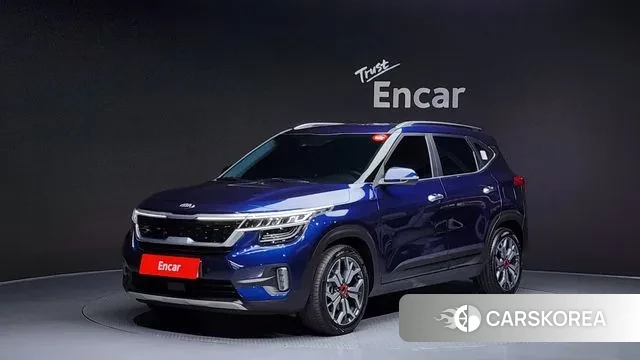 Kia Seltos 2021 Синий из Кореи